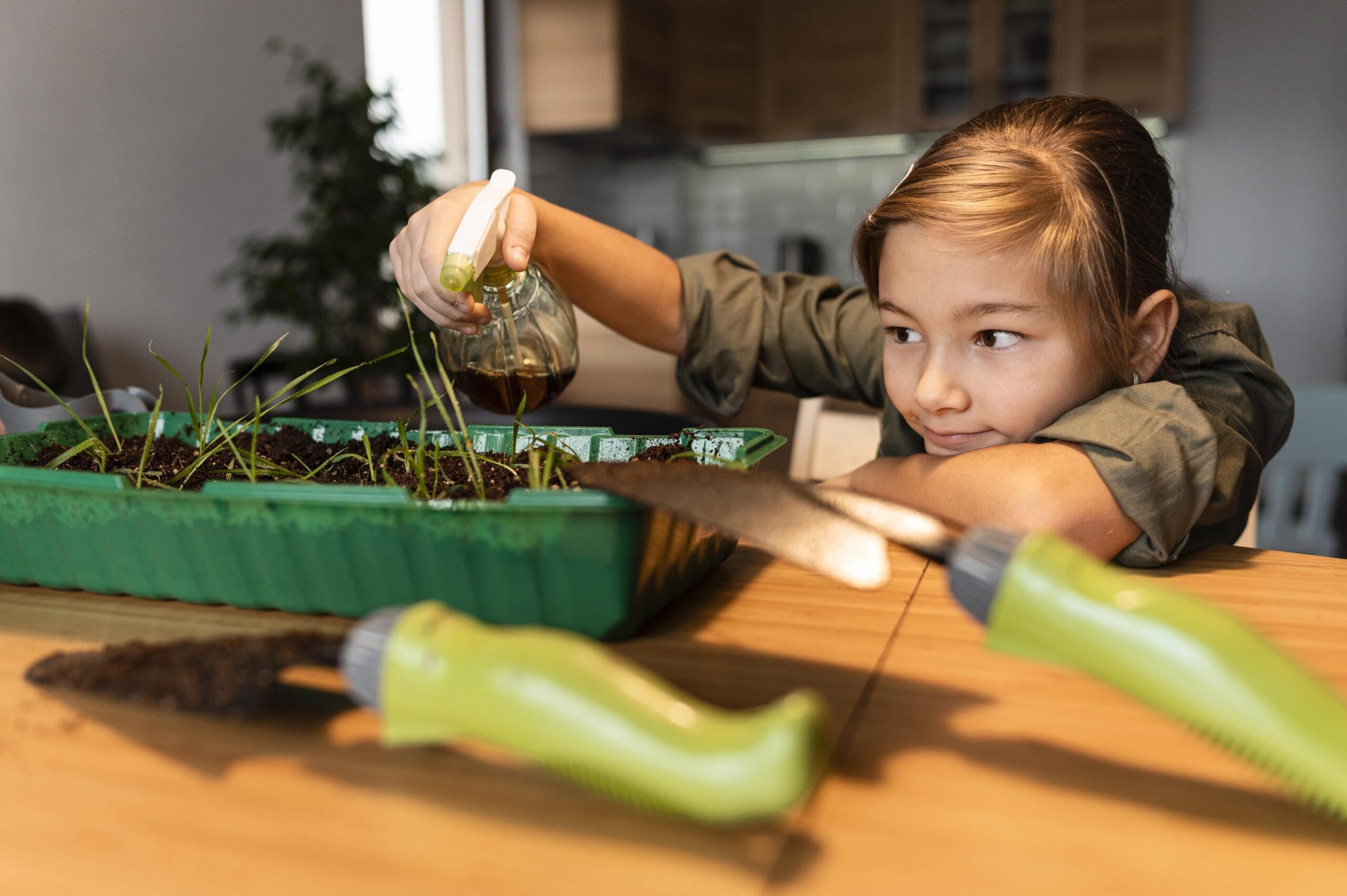 Binnenactiviteiten - mini moeras maken